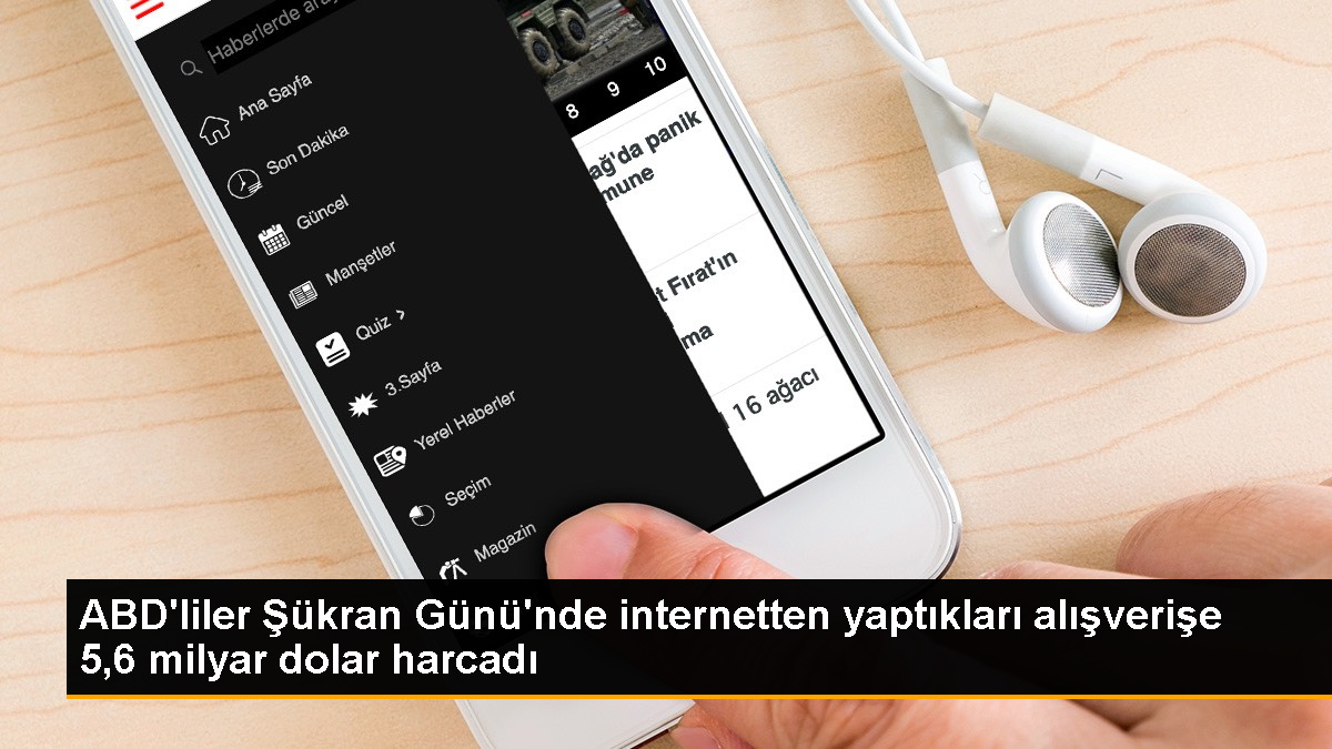 ABD'de Şükran Günü'nde Çevrim İçi Harcamalar Arttı